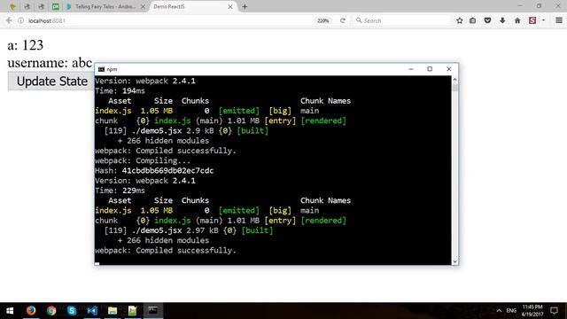 ReactJS Tutorial - Part 4 - State смотреть онлайн