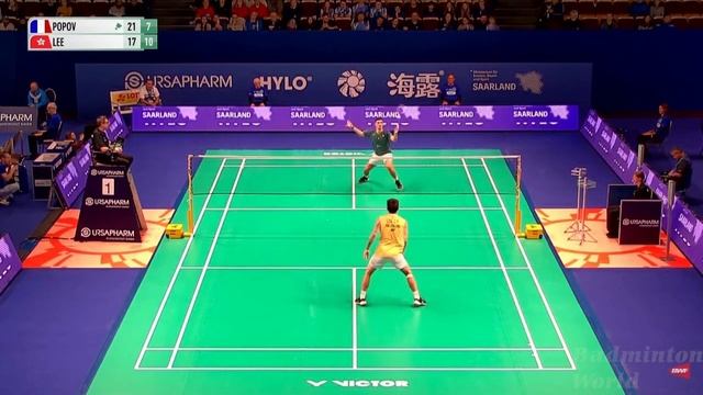 Christo POPOV vs LEE Cheuk Yiu | QUARTER FINALS | Hylo Open 2023 смотреть онлайн