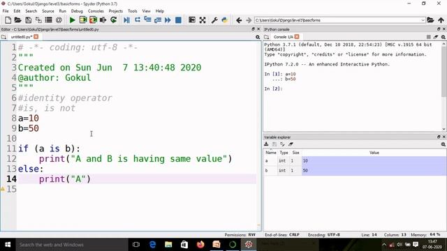 #18| Membership & Identity Operators ( is; not; in ) with examples| Python Tutorial смотреть онлайн