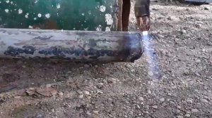 Тепловые  сети! Работа  газовым резаком! Учимся резать своими руками правильно и чисто!