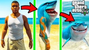 ЧТО БУДЕТ ЕСЛИ ПРЕВРАТИТЬСЯ В АКУЛУ В ГТА 5 МОДЫ! ОБЗОР МОДА В GTA 5! ВИДЕО MODS