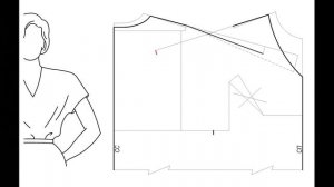 Идеальный крой. Урок 73. Выкройка лифа с коротким рукавом кимоно