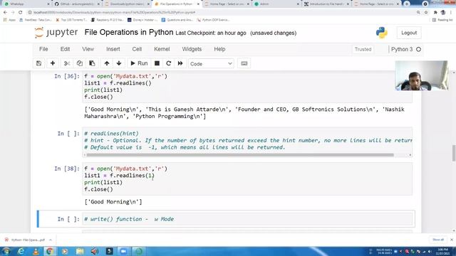 Expert Lecture on File Handling using Python organized by MIT COE Alandi Pune by Ganesh Attarde sir смотреть онлайн