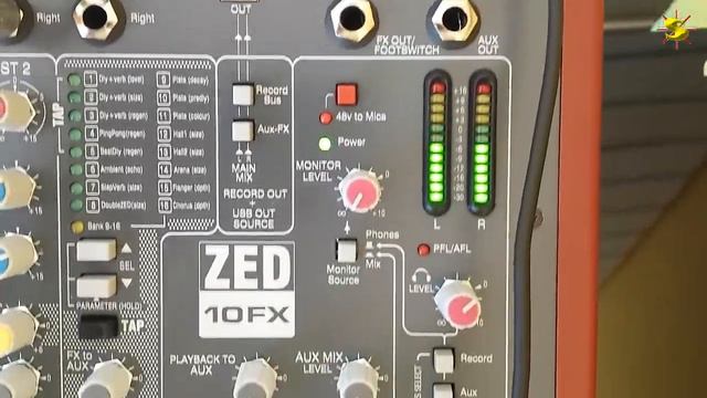 Allen & Heath ZED-10FX Mixer Review ZED-10FX deutsch смотреть онлайн