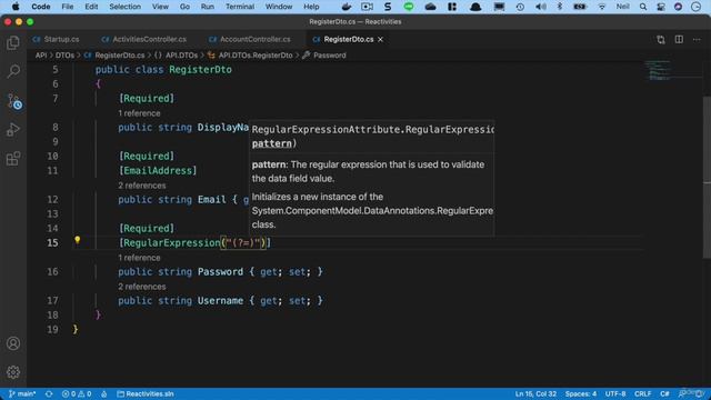 140 - Validating the registration of users смотреть онлайн