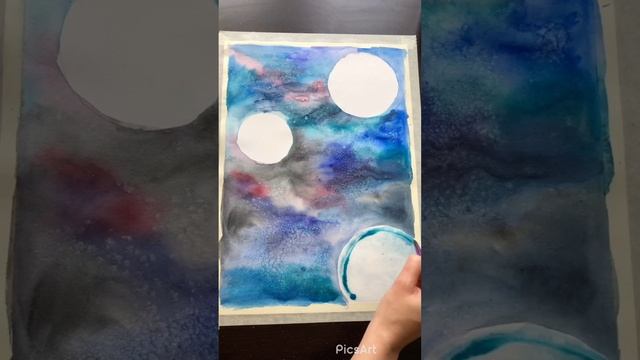 Рисуем космос — уроки рисования с Юлией Голубевой смотреть онлайн