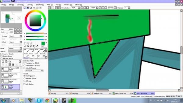 Гайд по Paint Tool Sai #2(Тени+Арт в полный рост)
