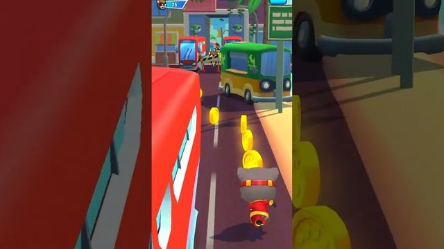 26 Talking Tom Hero Dash catch up with the boss raccoon save Angela plays android games смотреть онлайн