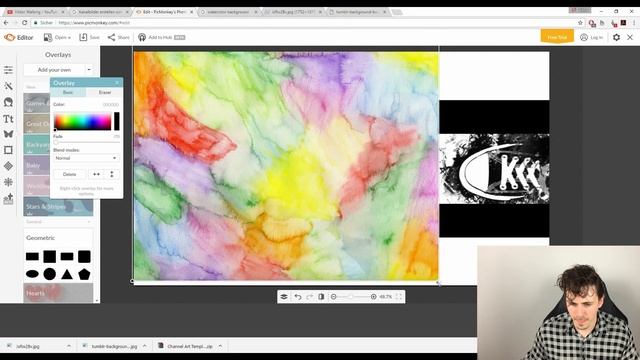 Как сделать шапку для канала YouTube - без Photoshop смотреть онлайн
