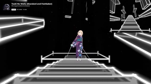 【BeatSaber】月のワルツ 浴衣 Ver.【低スペックPCとOculus Quest 2だけでトラッキング】 смотреть онлайн