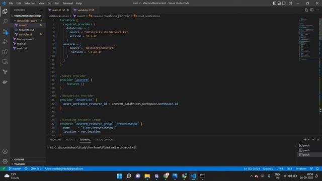 Manage Databricks with terraform | Azure Databricks смотреть онлайн