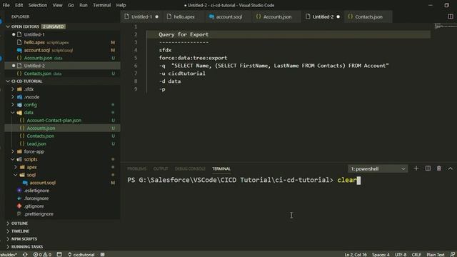 Import and Export Data using SFDX CLI in VSCode | Scratch Org | Salesforce Tutorial смотреть онлайн