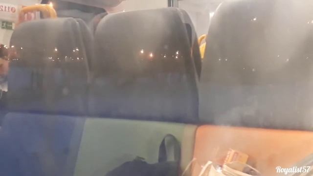 Ст. Подольск — ст. Львовская из окна ЭП2Д — 0058, Курское направление МЖД смотреть онлайн