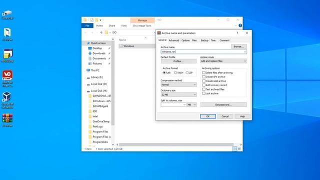 How to Highly Compress File Size using WinRAR/How to split a file into parts смотреть онлайн