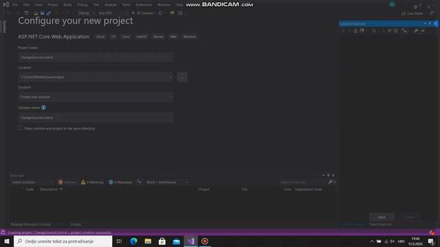 Visual Studio 2019 - Change Source Control смотреть онлайн