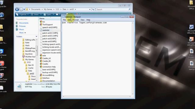 UnforgivenWow Connection Tutorial смотреть онлайн