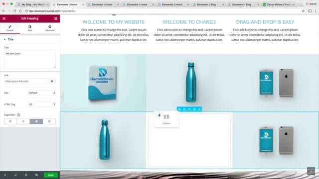 New Wordpress Tutorial With The Elementor Page Builder смотреть онлайн