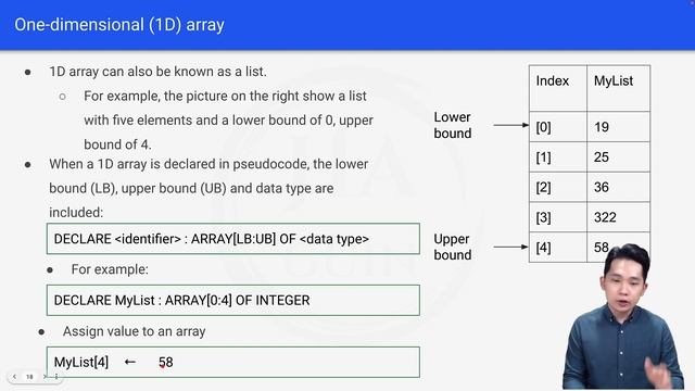 A Level Computer Science 9618 Paper 2: 1D Array смотреть онлайн