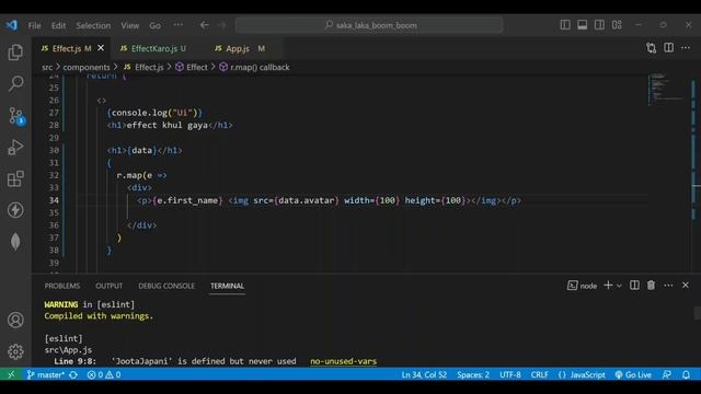 Learn React.js In Hindi | Use Effect, Hooks, Life Cycle & Dependency | Part 39 | Coder Banjao ! смотреть онлайн