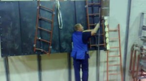 Испытания лестницы на кровлю. Элементы безопасности кровли. Все для кровли и фасада г.Чебоксары.