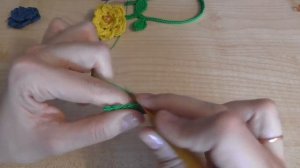 Закладка для книг крючком. МК.