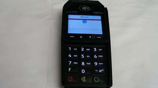 SAM4s Cash Registers Using The Ingenico Lane 3000 Pin Pad