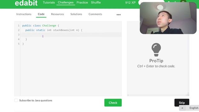 Edabit Java: Stack the Boxes, Very Easy Difficulty смотреть онлайн