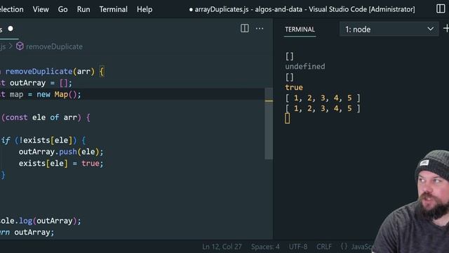 Conquer the JavaScript Interview: Array Duplicates [Beginner Skill Level] смотреть онлайн