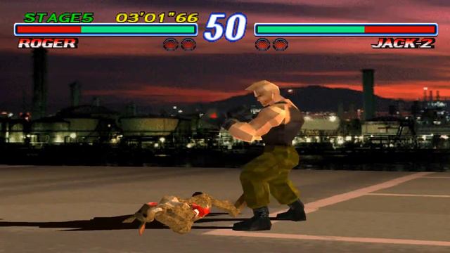 Tekken 2 PS1 Roger Playthrough 16/05/22 смотреть онлайн