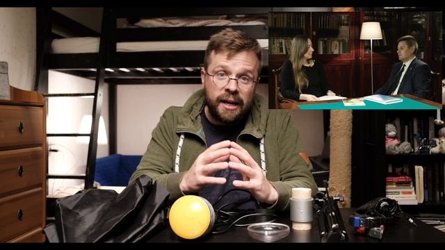 Как поставить свет при съёмке интервью. Мой опыт. смотреть онлайн