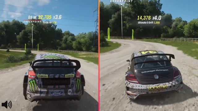 Forza Horizon 4 - Ken Block VS Tanner Foust - Gymkhana 10 Ford Focus VS Volkswagen GRC Beetle смотреть онлайн