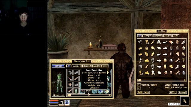 Blind Let's Play Morrowind - SHE OWES US MONEY!!! смотреть онлайн