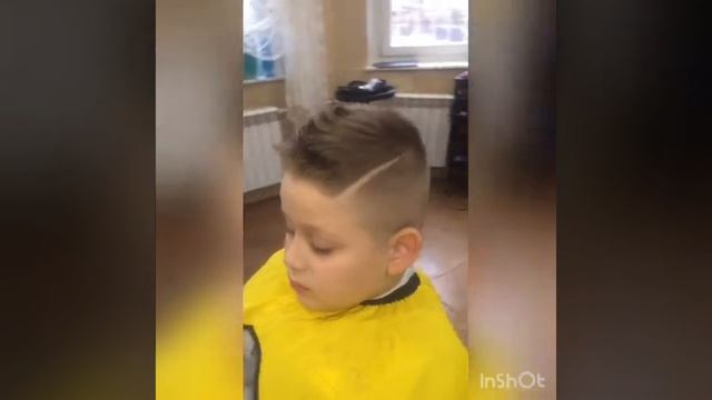 Детская Стрижка ирокез с проборам смотреть онлайн