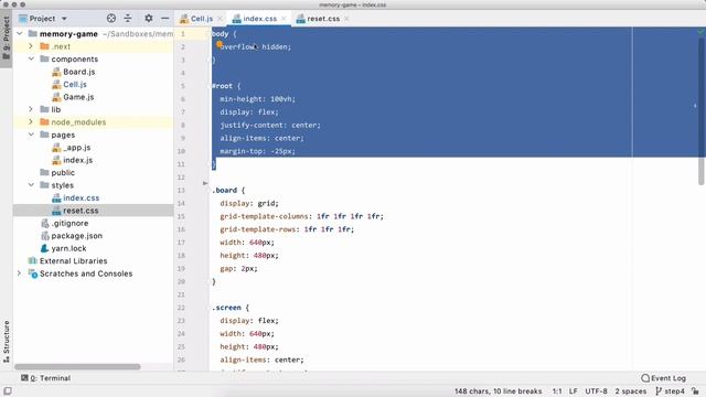 React Tutorial: рефакторинг с CSS на Styled-JSX на примере Memory Game смотреть онлайн