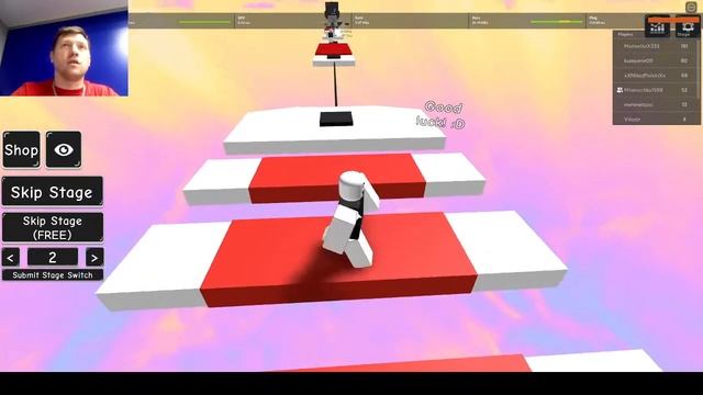 РОБЛОКС Прохождение Obby. 134-150 УРОВЕНЬ. Mega Fun Obby | Roblox | Папа Плей смотреть онлайн
