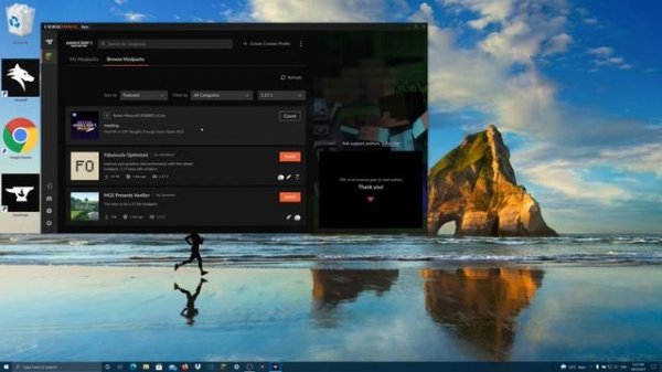How to install CurseForge and download Minecraft Mods  (Modpacks) using CurseForge (1.17.1)