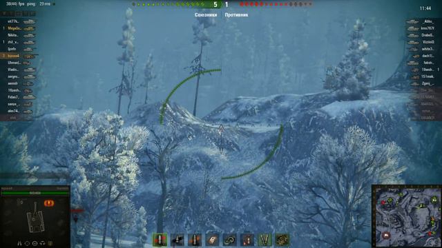 World of Tanks (0.9.1) - Nashorn - Бьёт точно в цель (9 врагов на счету ) смотреть онлайн