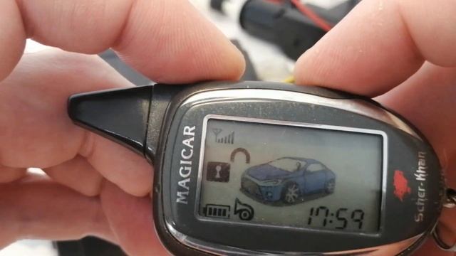 Запуск двигателя в определенное время Scher-Khan Magicar 11 смотреть онлайн