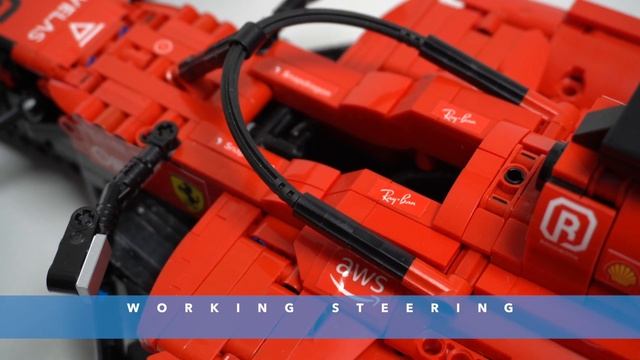 Ferrari F1 F1-75 1:8 Scale LEGO TECHNIC MOC смотреть онлайн