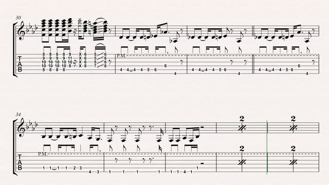 Guitar - Another One Bites the Dust - Queen Sheet Music, Chords, & Vocals смотреть онлайн