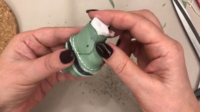 14💗Изготавливаем ботинки для куколки. Часть 4 смотреть онлайн