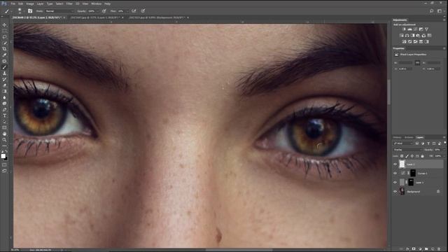 How to Edit, Brighten and Sharpen Eyes with Photoshop Naturally смотреть онлайн