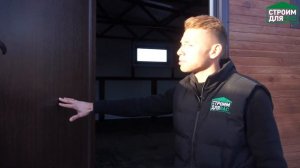 ХОЗБЛОК ИЗ СЭНДВИЧ ПАНЕЛЕЙ НА КРЫШЕ ЗДАНИЯ | БЫТОВКА 6x7 М