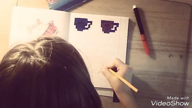 По клеточкам чайник и чашечки| AlinkaSlimka смотреть онлайн