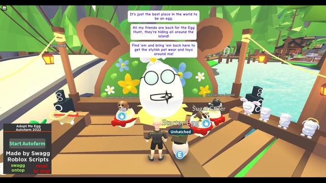 Roblox Adopt Me Script - AUTO FARM EASTER EGG 2022 смотреть онлайн