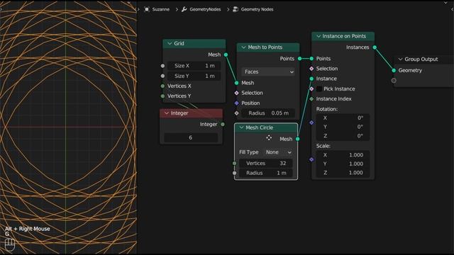 [Geometry Nodes] Basic Grid Instancing смотреть онлайн