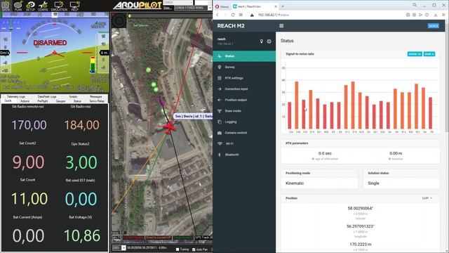 Emlid Reach M2 + Pixhawk Cube смотреть онлайн
