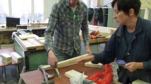 Стул из дерева своими руками. Соединение на шкантах.