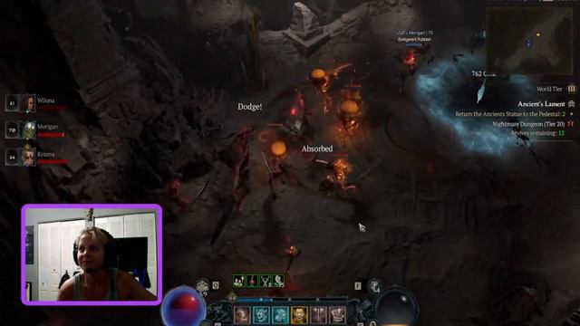 Diablo 4: Barbarian Whirlwind Bleed #39 - Nightmare Dungeon Ancient's Lament & World Boss Avarice t смотреть онлайн