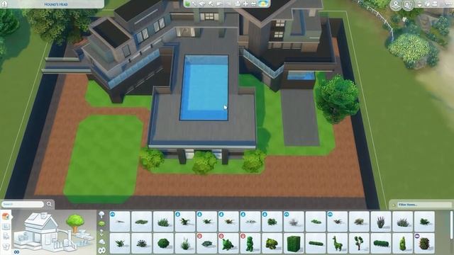SIMS 4 MEGA PARTY MANSION | Speed Build смотреть онлайн